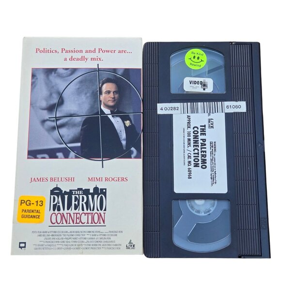 Live Home Video | Media | The Palermo Connection Vhs Movie Tape James ...